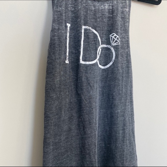 Modern Lux “I Do” Gray Tank Top - Picture 3 of 6
